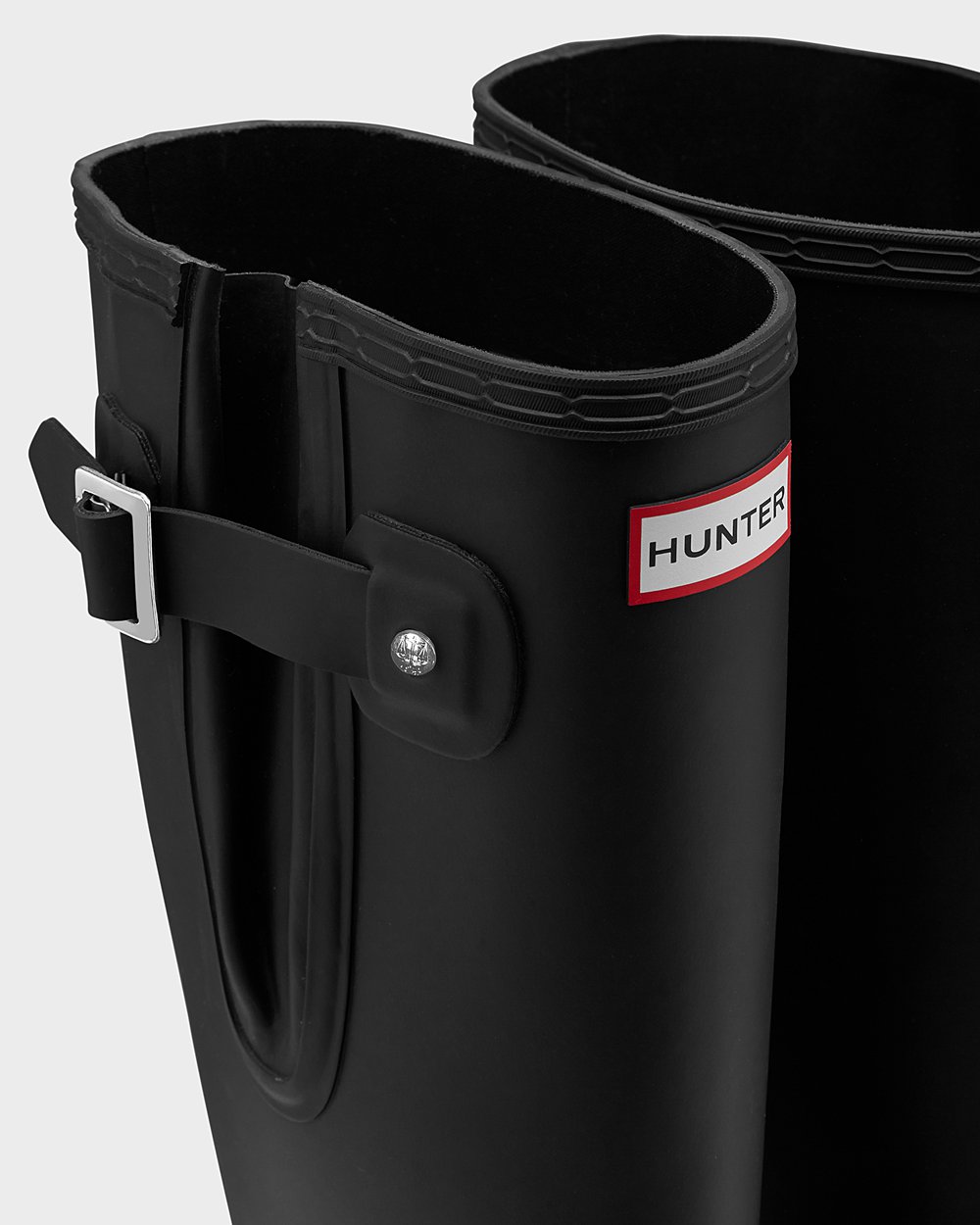 Galochas Altas Hunter Homem Pretas - Original Side Adjustable - 34ANIDHEQ